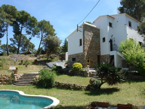 Holiday home with swimming pool, large garden with swimming pool and beautiful view in Begur