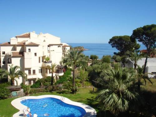 One bedroom appartement at Altea 100 m away from the beach with sea view shared pool and terrace