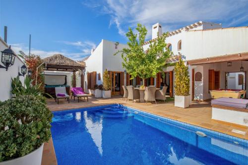 6 bedrooms villa with private pool sauna and enclosed garden at Murcia