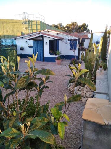 One bedroom house with shared pool and enclosed garden at Bellvei 6 km away from the beach
