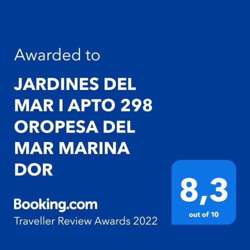 Jardines Del Mar I Apto 298 Oropesa Del Mar Marina Dor