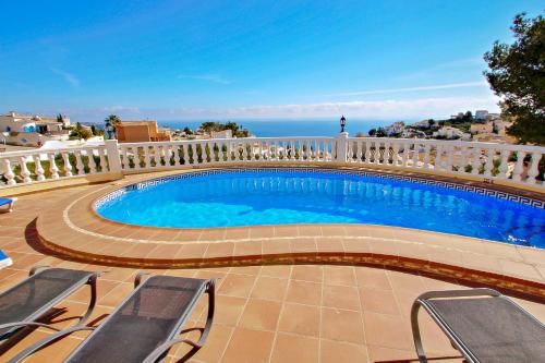 Jean - sea view villa with private pool in Benitachel