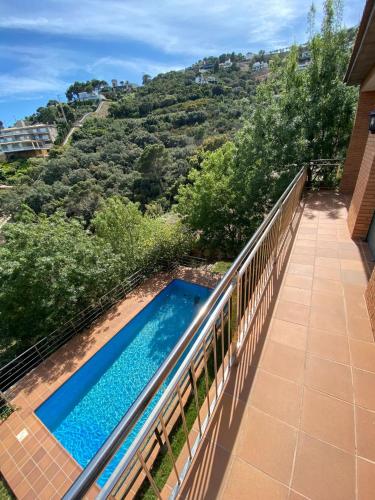 Villa with private pool next to beach, Sa Riera