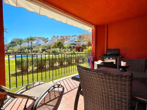 Pool View Golf Family Ground Floor Terrace With Barbecue In Mijas Costa