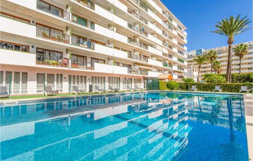 Nice apartment in Alcudia with Outdoor swimming pool, WiFi and 1 Bedrooms