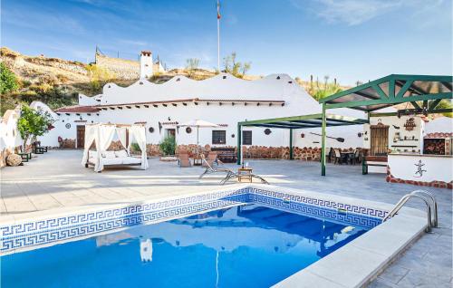 Nice home in Cortes de Baza with Outdoor swimming pool and 3 Bedrooms
