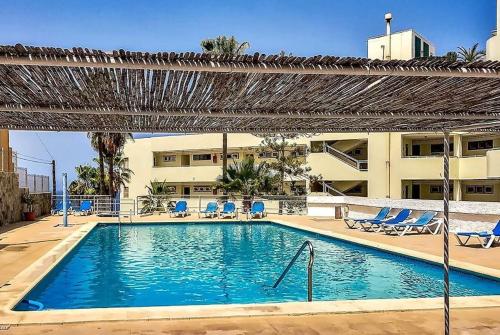 One bedroom appartement with sea view shared pool and balcony at Puerto de Santiago 1 km away from the beach