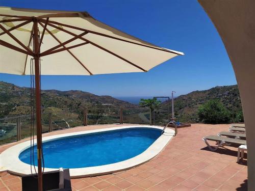 Panoramic Sea-view in Torrox Costa with Private Pool