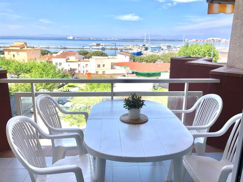 Roc Mar 4 3a - Apartamento Cerca Del Centro Y De La Playa - Terraza Con Vistas Al Mar Y Al Puerto