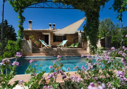 Sa Cabana, Villa con magnífica piscina en Fornalutx