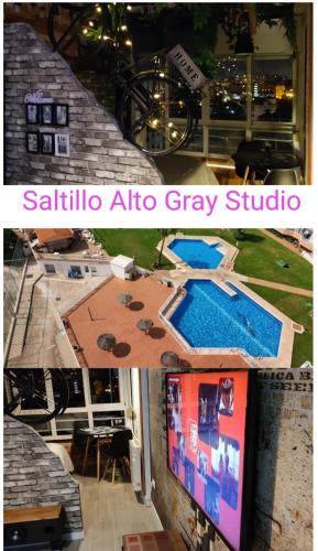 Saltillo Alto Gray Studio. Vistas al mar y piscina