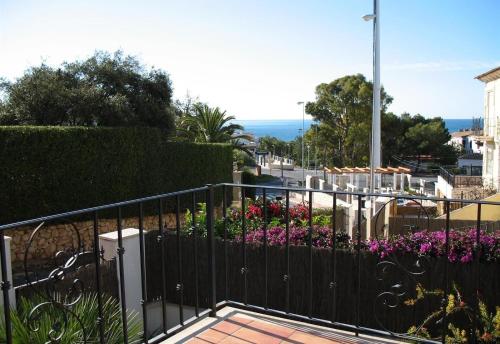 Sea-view villa with shared pool