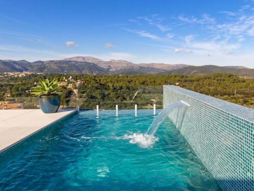 spectacular villa with breathtaking view large pool in Buger Mallorca