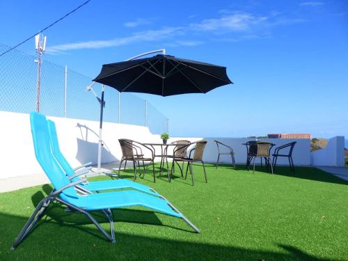 Studio with sea view furnished terrace and wifi at La Orotava 5 km away from the beach