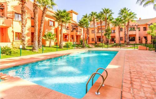 Stunning apartment in Los Narejos with Outdoor swimming pool, WiFi and 2 Bedrooms