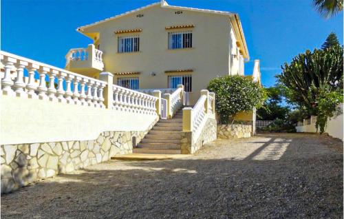 Stunning home in La Font den Carros with Outdoor swimming pool, WiFi and 4 Bedrooms