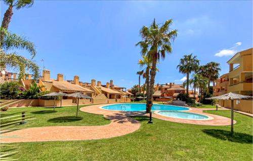 Stunning home in Mar de Cristal with Outdoor swimming pool, WiFi and 2 Bedrooms
