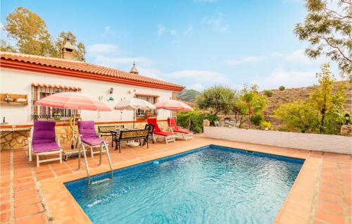 Stunning home in Sedella with Outdoor swimming pool, WiFi and 3 Bedrooms