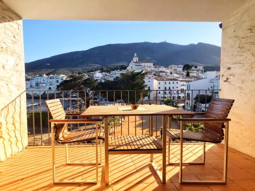 Terraza con vistas al mar