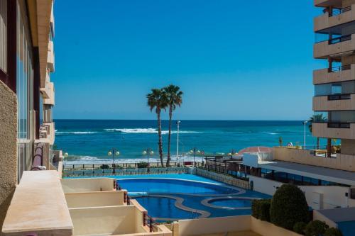 Topacio Ii In The Center Of The Promenade Of La Fossa Beach In Calpe