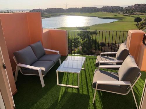 Two bedroom penthouse apartment on the Mar Menor Golf Resort