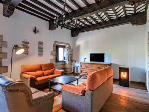 Unique holiday home in Los Corrales de Buelna with solarium