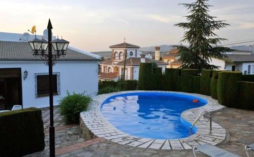 3 bedrooms villa with city view private pool and enclosed garden at Monachil