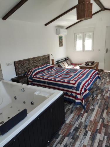 Villa Bali con jacuzzi climatizado y piscina climatizada con jacuzzi