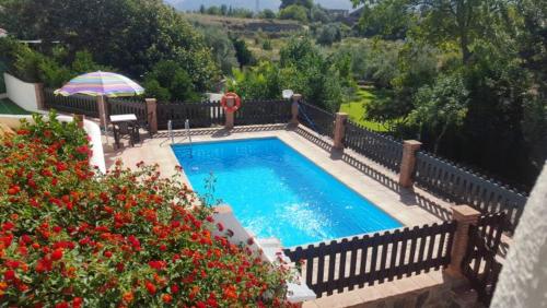 2 bedrooms villa with city view private pool and enclosed garden at Orgiva