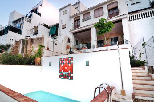4 bedrooms villa with city view private pool and terrace at Luque
