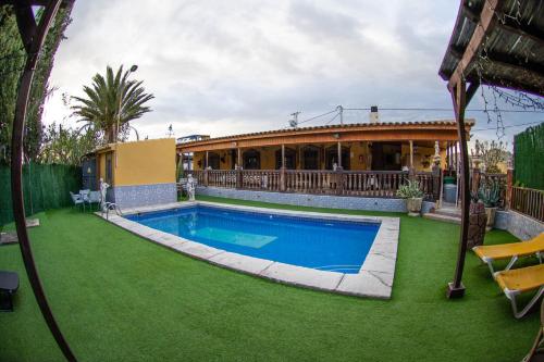 5 bedrooms villa with private pool furnished terrace and wifi at Archena