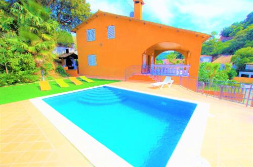 V&V Lloret - Villa Canyelles A 800m De Playa Cala Canyelles, Piscina Privada, Barbacoa!