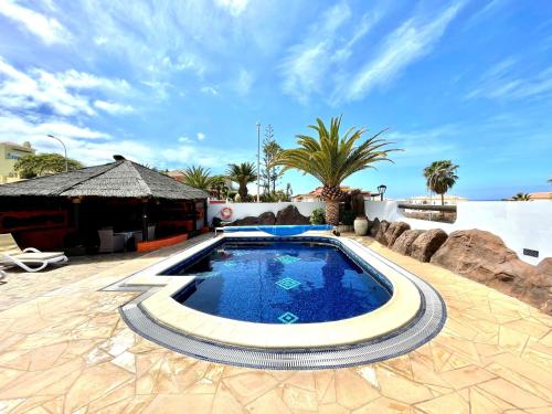 Villa Con Wifi, Piscina Privada, Ac Y Bbq En Tenerife Sur