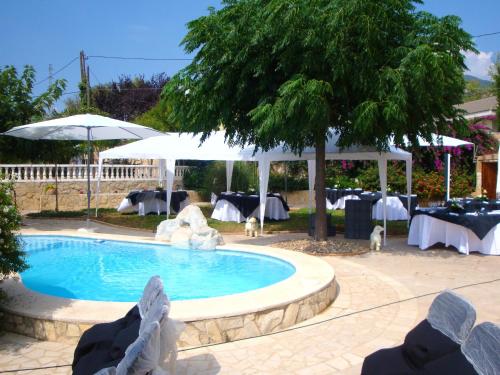 8 bedrooms villa with private pool enclosed garden and wifi at Alforja