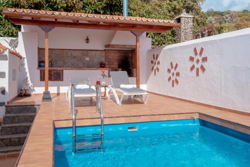 Villa Amanecer - piscina agua salada, chimenea, vistas