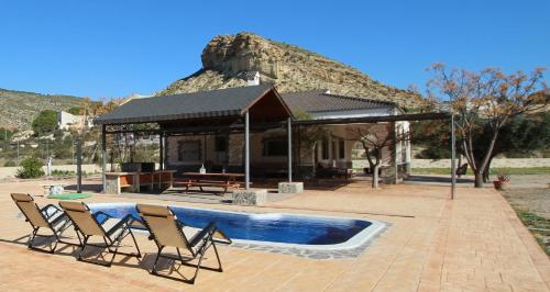 Villa Ismael, piscina salada Sierra Crevillente