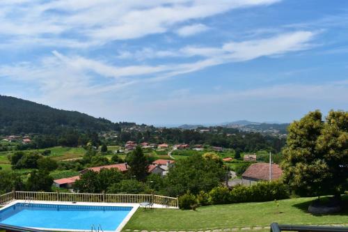 3 bedrooms villa with sea view private pool and enclosed garden at Gondomar 7 km away from the beach