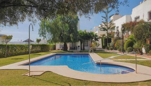 villa set in gardens ideal for families