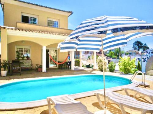 3 bedrooms villa with private pool furnished terrace and wifi at Vidreres 7 km away from the beach