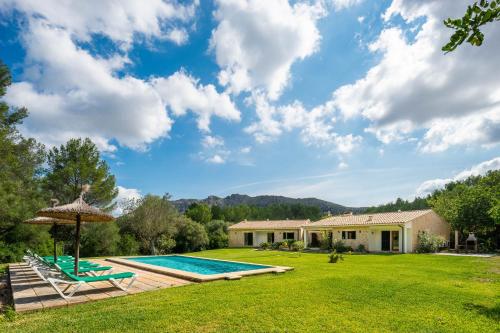 Villa with pool near Cala San Vicente beaches (L esplai)