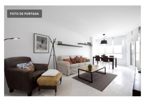 White Cozy Flat in Donostia