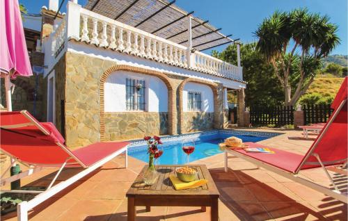 Stunning home in Frigiliana with Outdoor swimming pool, WiFi and 3 Bedrooms