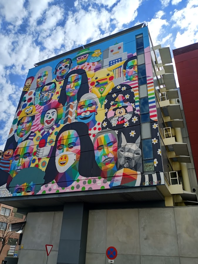 Mural De Suso33 En Fuenlabrada