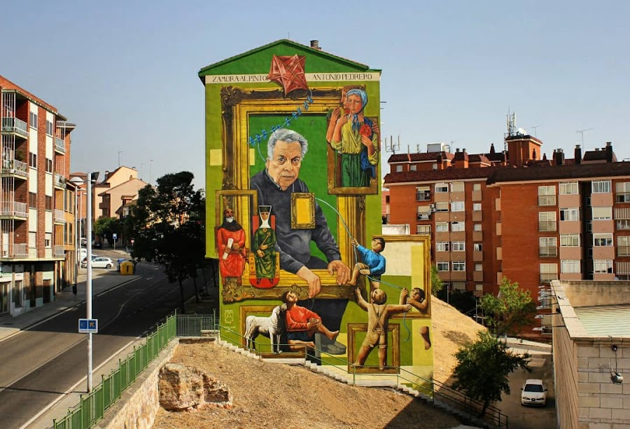 Mural En Homenaje A Antonio Pedrero