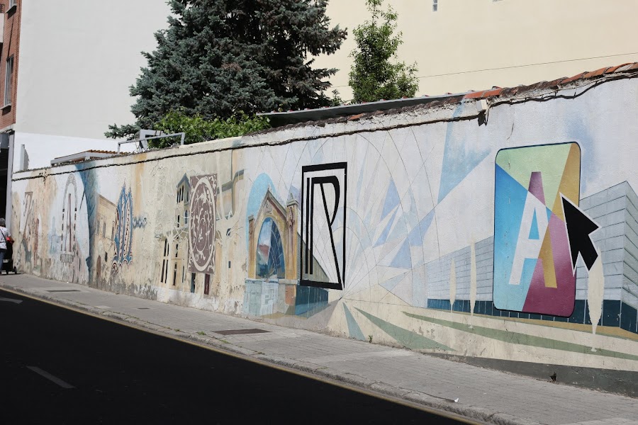 Mural Letrero De Zamora